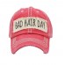 Bad Hair Day High Ponytail Bun Ponycap Hat Cap Black Pink Beige Turquoise Blue  eb-61902963